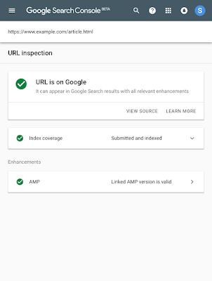 Google URL valid amp